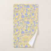 Paddenstoellavendel crème bad handdoek (Handdoek)
