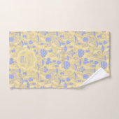 Paddenstoellavendel crème bad handdoek (Handdoek)