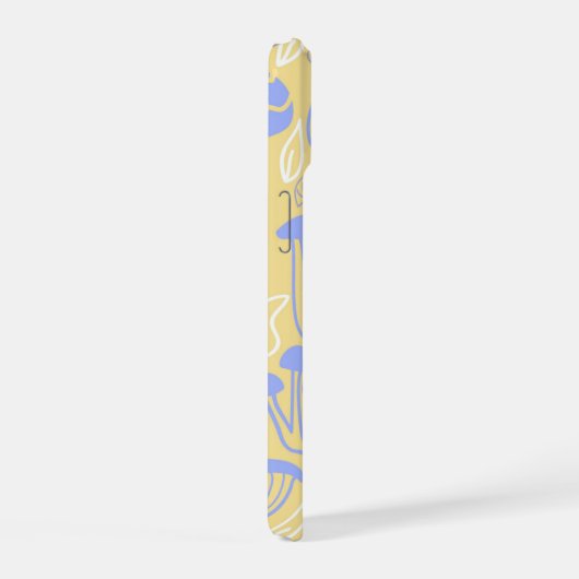 Paddenstoellavendel crème iPhone 15 case (Rechterkant)