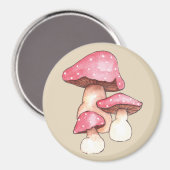 Paddenstoelmagneet - Keukenmagneet - Koelkast Magn Magneet (Voorkant / Achterkant)