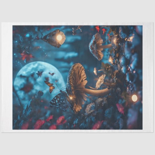 Paddenstoelmot Tissuepapier (Voorkant)