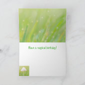 PaddenstoelNatuur Birthday Kaart (Binnen)