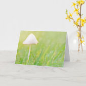 PaddenstoelNatuur Birthday Kaart (Gele Bloem)