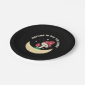 PaddenstoelNatuur is alles wat u nodig hebt Papieren Bordje (Gekanteld)