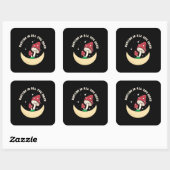 PaddenstoelNatuur is alles wat u nodig hebt Vierkante Sticker (Vel)