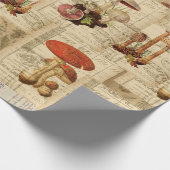  paddenstoelomslag voor ontkoppeling of Gift Wrap Cadeaupapier (Hoek)