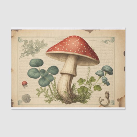  paddenstoelontkoppeling tissuepapier (Voorkant)