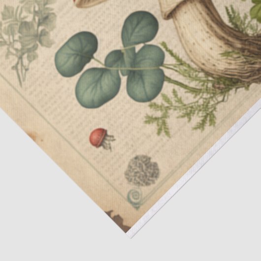  paddenstoelontkoppeling tissuepapier (Detail)