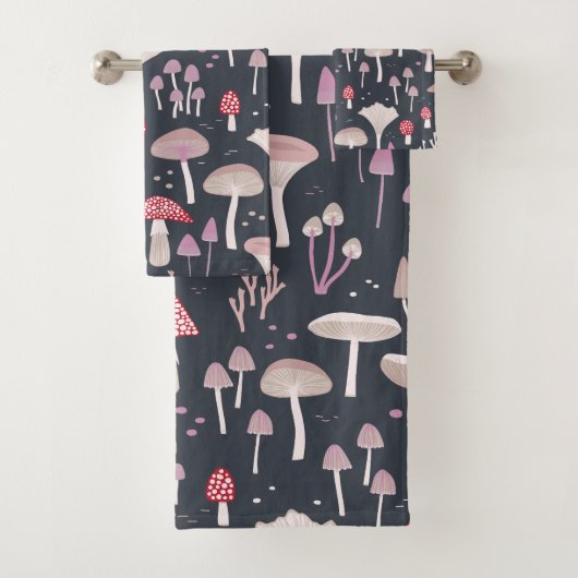 Paddenstoelpaddenstoel schimmels bad handdoek (Insitu)