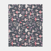 Paddenstoelpaddenstoel schimmels fleece deken (Voorkant)