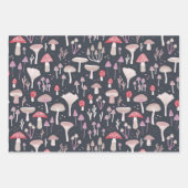 Paddenstoelpaddenstoel schimmels inpakpapier vel (Voorkant)