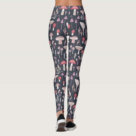 Paddenstoelpaddenstoel schimmels leggings (Achterkant)