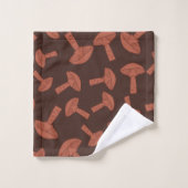 Paddenstoelpatroon Bad Handdoek (Wasdoekje)