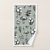 Paddenstoelpatroon Bad Handdoek (Handdoek)