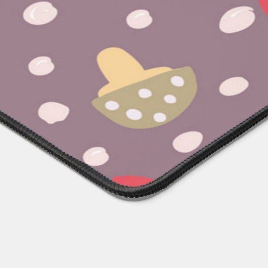 paddenstoelpatroon bureaumat (Hoek)