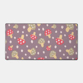 paddenstoelpatroon bureaumat (Voorkant)