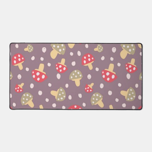 paddenstoelpatroon bureaumat (Voorkant)
