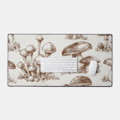 paddenstoelpatroon bureaumat (Keyboard & Muis)