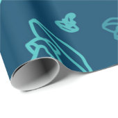 paddenstoelpatroon cadeaupapier (Rol Hoek)