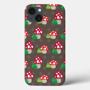 paddenstoelpatroon kinder Case-Mate iPhone case