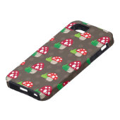 paddenstoelpatroon kinder Case-Mate iPhone case (Onderkant)