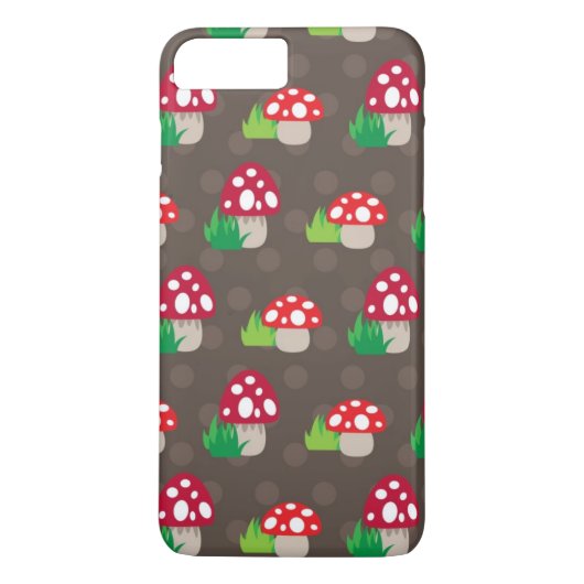 paddenstoelpatroon kinder Case-Mate iPhone case (Achterkant)