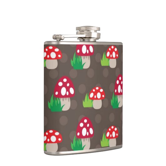 paddenstoelpatroon kinder heupfles (Rechts)