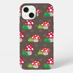 paddenstoelpatroon kinder iPhone 13 hoesje