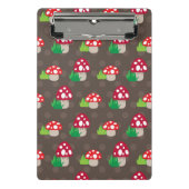 paddenstoelpatroon kinder mini klembord (Voorkant)