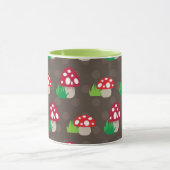 paddenstoelpatroon kinder mok (Midden)