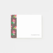 paddenstoelpatroon kinder post-it® notes (Voorkant)