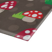 paddenstoelpatroon kinder snijplank (Hoek)