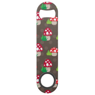 paddenstoelpatroon kinder speed flessenopener