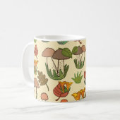 Paddenstoelpatroon. Koffiemok (Voorkant links)