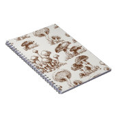 paddenstoelpatroon notitieboek (Rechterzijde)