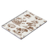 paddenstoelpatroon notitieboek (Linkerzijde)