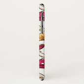 Paddenstoelpatroon op maat gemaakte monogram telef Case-Mate iPhone case (Achterkant/links)