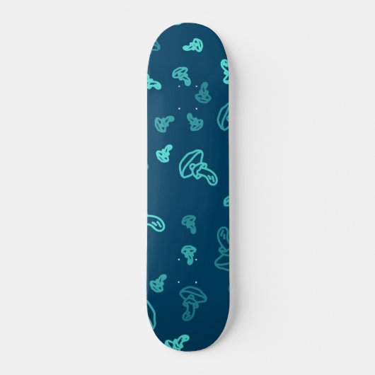 Paddenstoelpatroon Persoonlijk Skateboard (Voorkant)