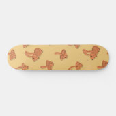 Paddenstoelpatroon Persoonlijk Skateboard (Horizontaal)
