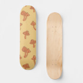 Paddenstoelpatroon Persoonlijk Skateboard (Voorkant)