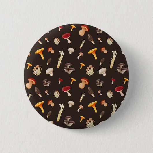 paddenstoelpatroon ronde button 5,7 cm (Voorkant)