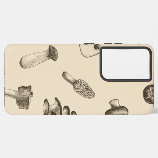 paddenstoelpatroon samsung galaxy hoesje (Linkerkant)