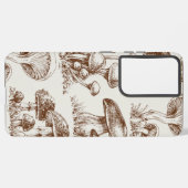 paddenstoelpatroon samsung galaxy hoesje (Linkerkant)