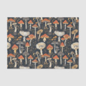 Paddenstoelpatroon Tissuepapier (Voorkant)