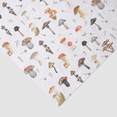 Paddenstoelpatroon Tissuepapier (Detail)