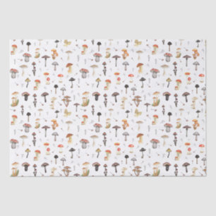 Paddenstoelpatroon Tissuepapier