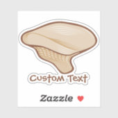 Paddenstoelpictogram Sticker (Vel)