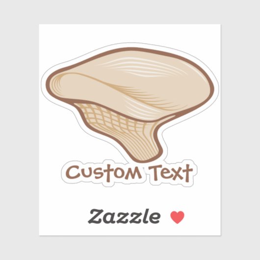 Paddenstoelpictogram Sticker (Vel)