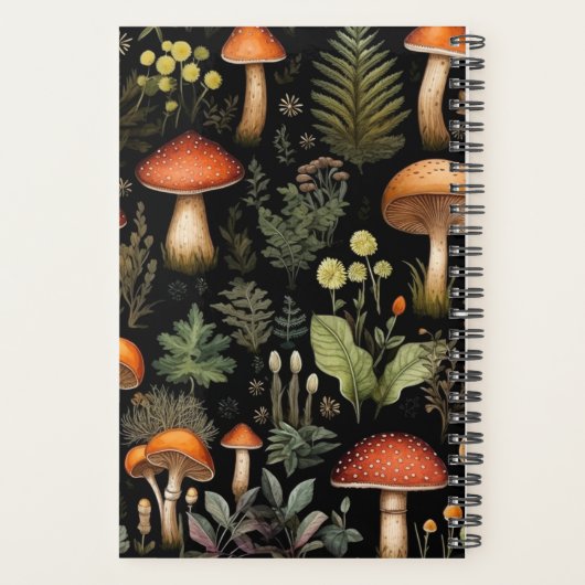 Paddenstoelplanner niet gedateerd planner (Achterkant)