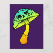 paddenstoelschedel briefkaart (Voorkant)